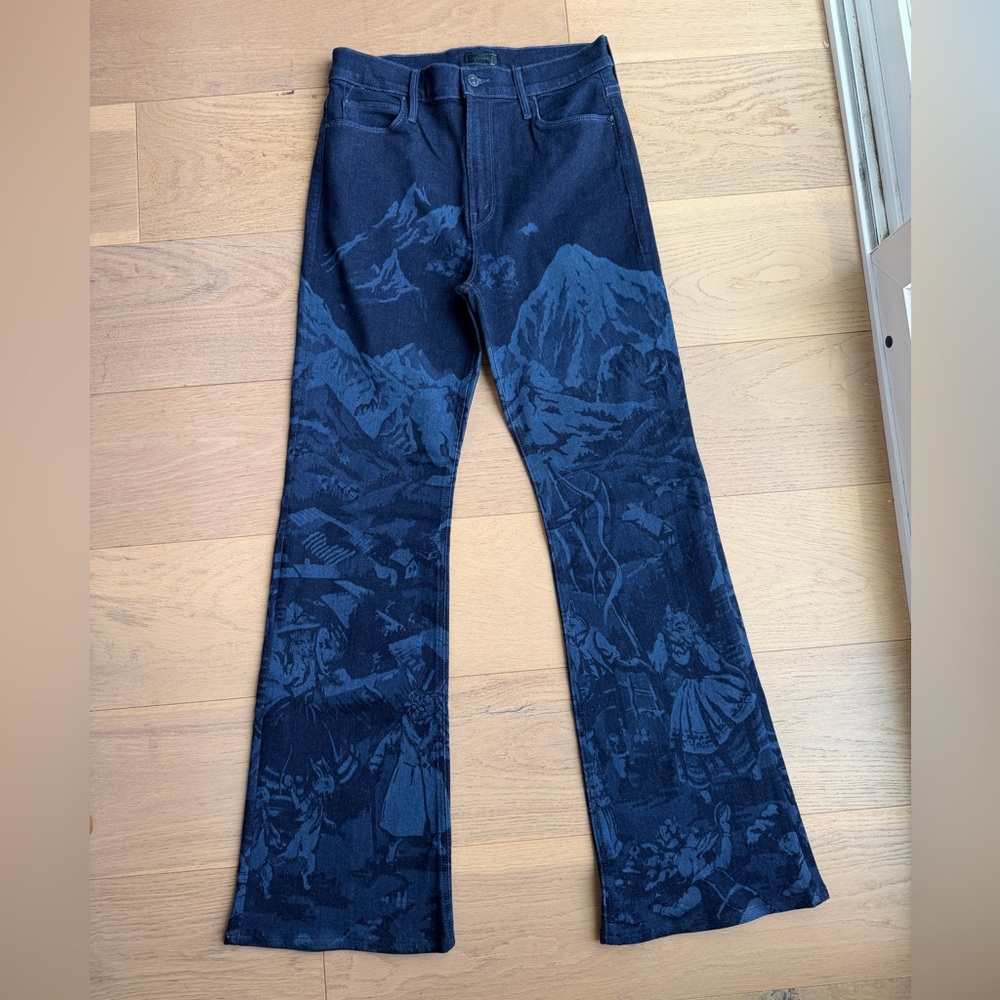 MOTHER The Doozy Sneak ‘Swiss Alps’ Jeans